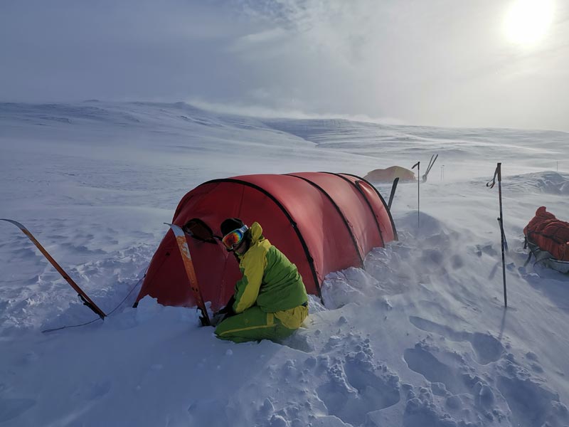 Winter Camping in Abisko, Sweden