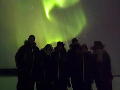 The tour offers good chances to see the Northern Lights | Photo: WLA