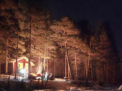 Island Cabin Dogsled Safari in South Lapland | Photo: WLA