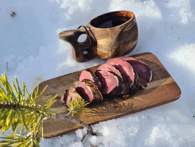 There's a focus on local produce for meals during the tour | Photo: WLA