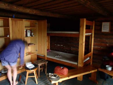 Open wilderness hut along the route | Photo: Mark Davies