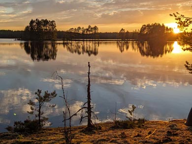 Canoeing on the Tar Route in Kainuu | Photo: Océane Ruch