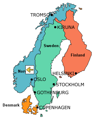 Map of Norway